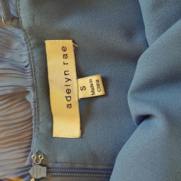 Adelyn Rae Blue Layered Dress - Picture 7 of 12